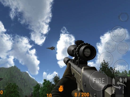 Mountain Gunship Battle Commando screenshot 2