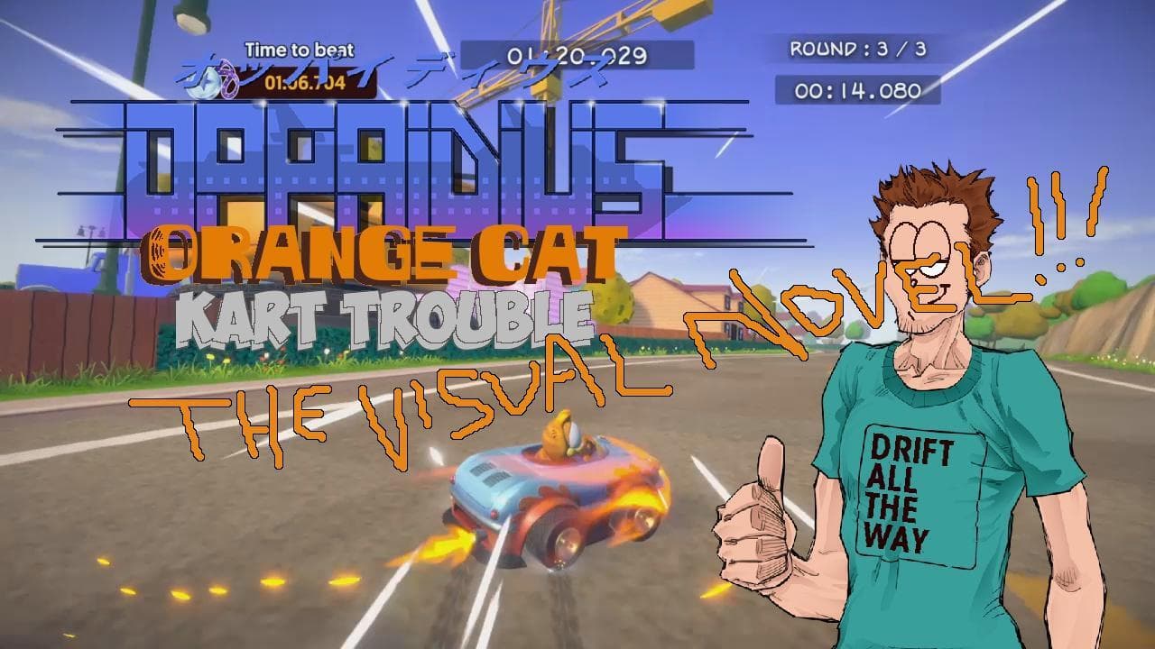 Oppaidius Orange Cat Kart Trouble The Visual Novel The Web Build