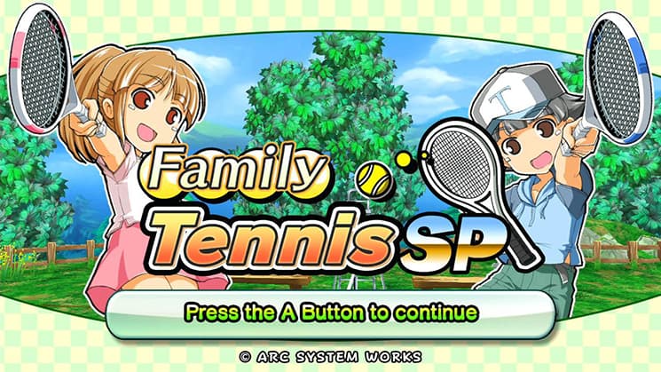 Family Tennis SP screenshot 2