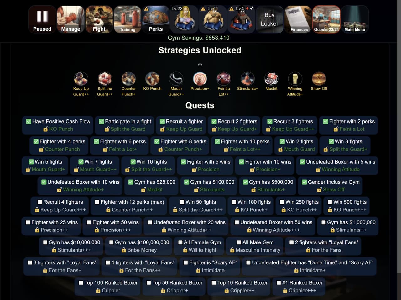 Turn Based Boxing: Tactics