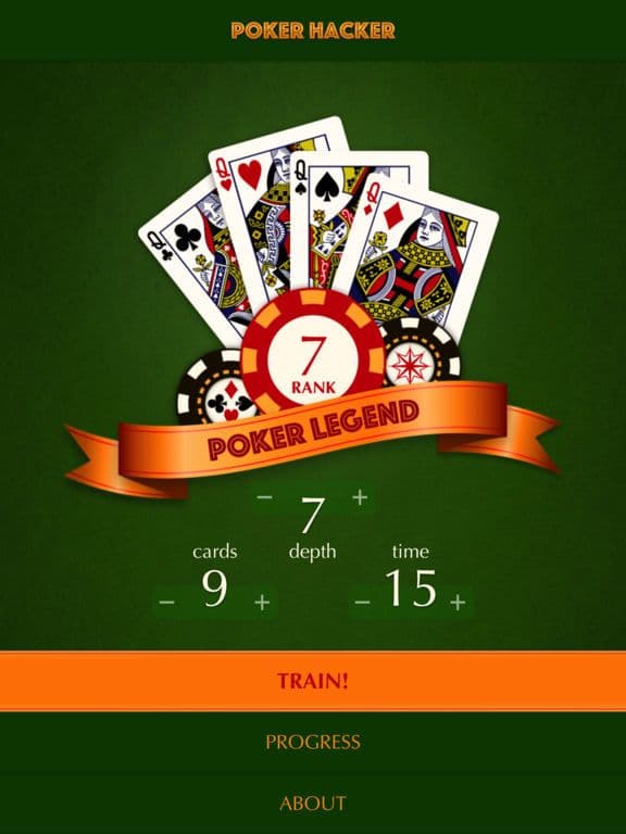 Poker Hacker - a brain training for Poker players screenshot 2