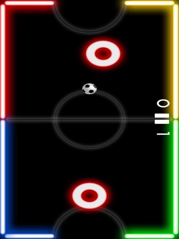 Air Glow Hockey Table Space Arena
