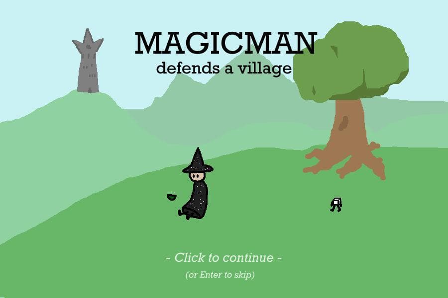Magicman defends a village screenshot 2