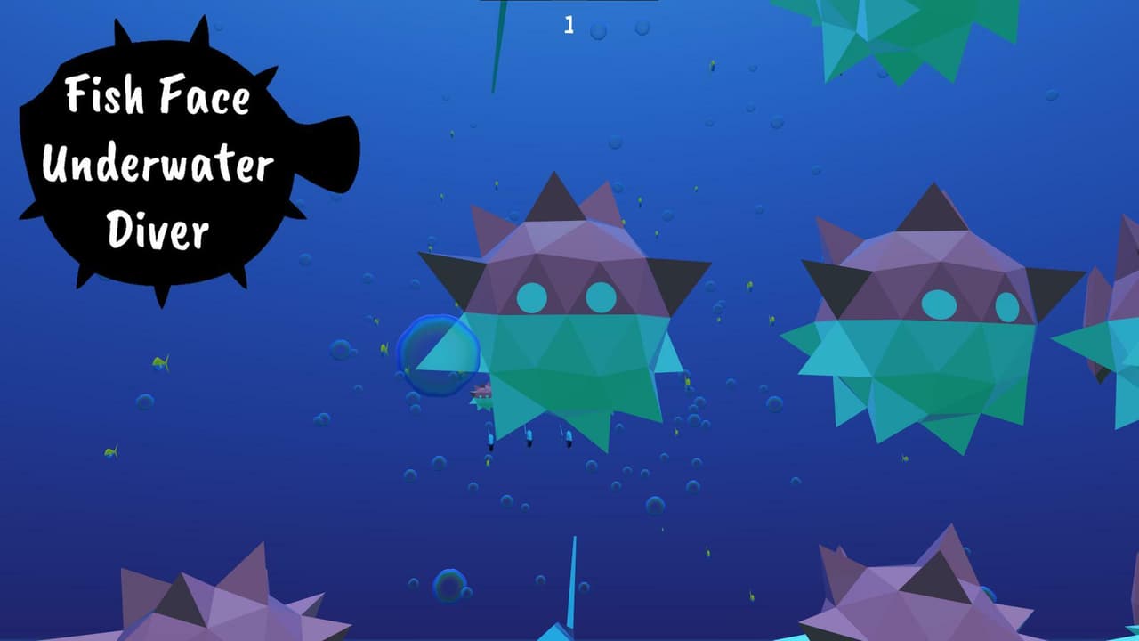 Fish Face Underwater Diver screenshot 2