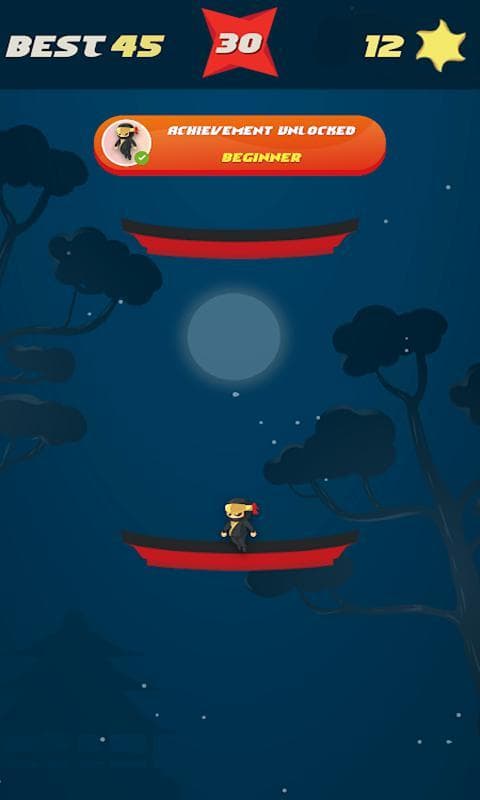 The Endless Ninja: classic arcade jump game screenshot 4