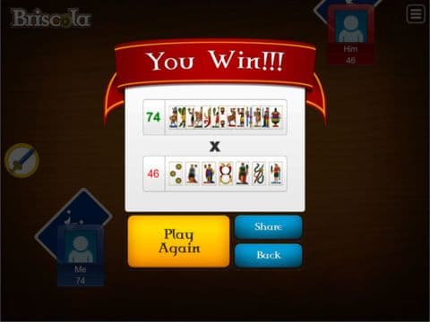 Briscola Jogatina HD screenshot 5