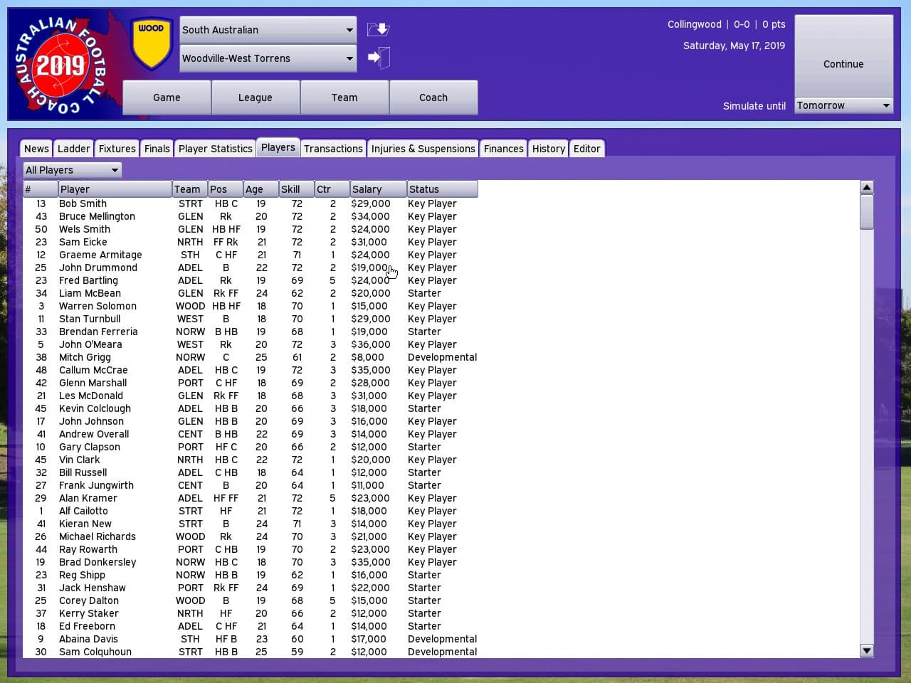 Australian Football Coach 2019 screenshot 5