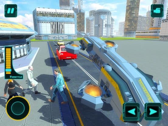 Tourist Futuristic Flying Car screenshot 2