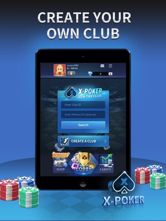 X-Poker - Online Home Game screenshot 4