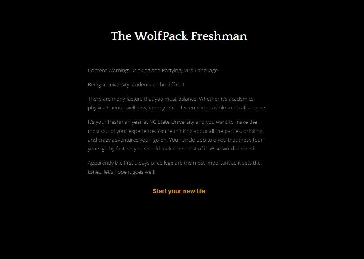 The WolfPack Freshman