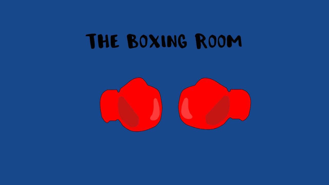 The boxing room