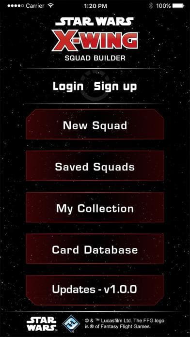 X-Wing Squad Builder by FFG screenshot 2