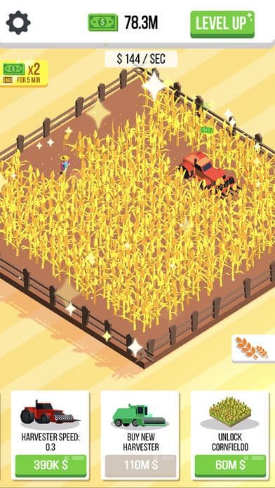 Harvester idle: cut the weed screenshot 5