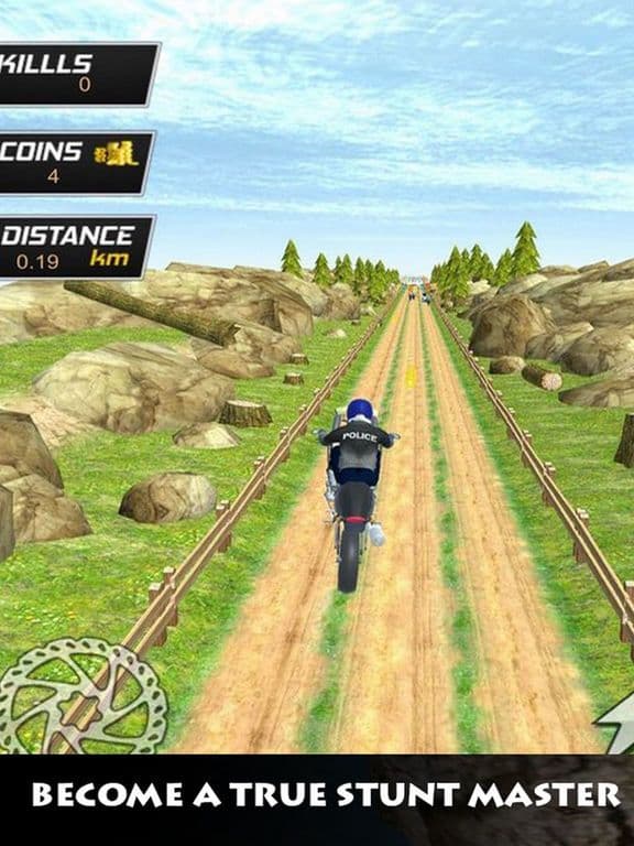 Police Bike Stunts Offroad screenshot 3