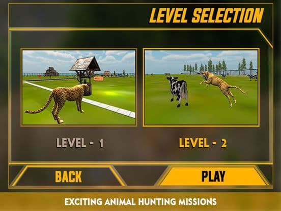 Wildlife cheetah Attack simulator 3D – Chase the wild animals, hunt them in this safari adventure