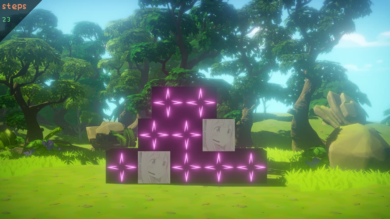 Pretty girl cube