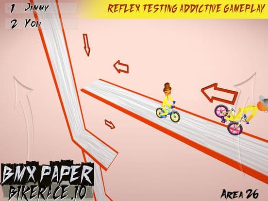 Paper BMX - Bike Race Stunts screenshot 5