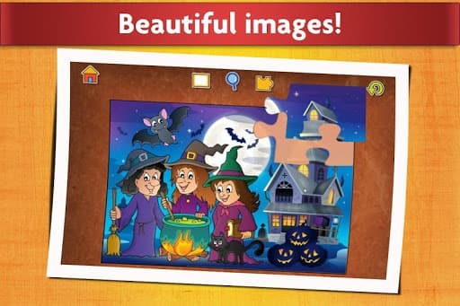 Jigsaw Puzzles Halloween Game for Kids 👻 screenshot 6