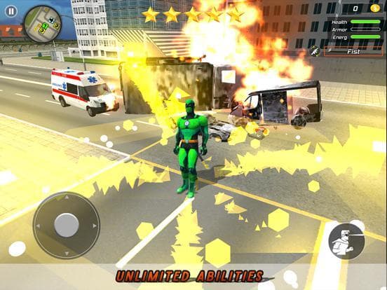 Super flying hero: Crime city screenshot 2
