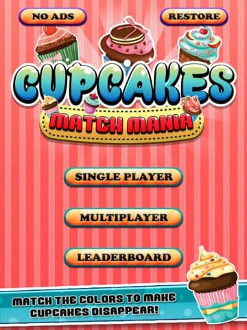 Cupcakes Match Mania - Cake Connect FREE screenshot 2