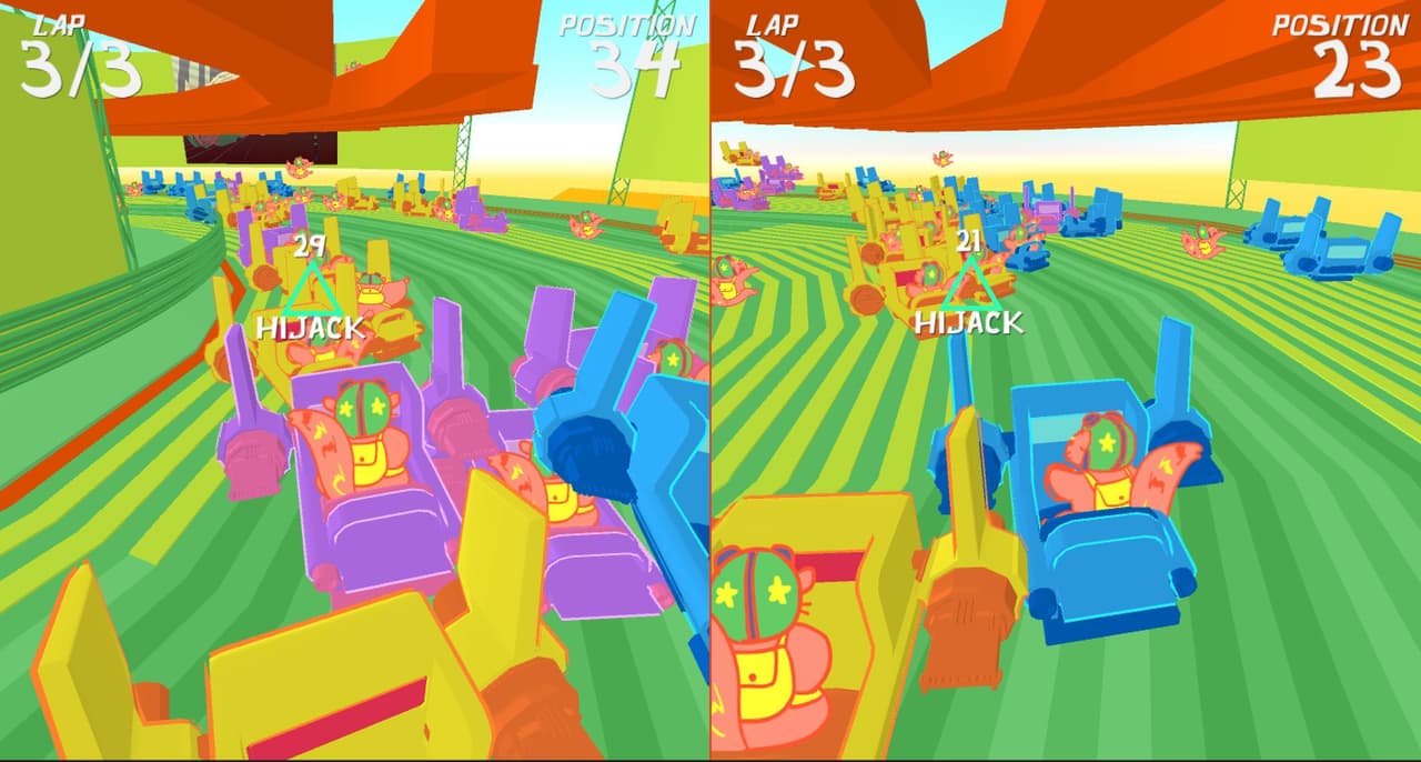 E-JECT Swarm Racer: Fur-turistic Hovercraft Action