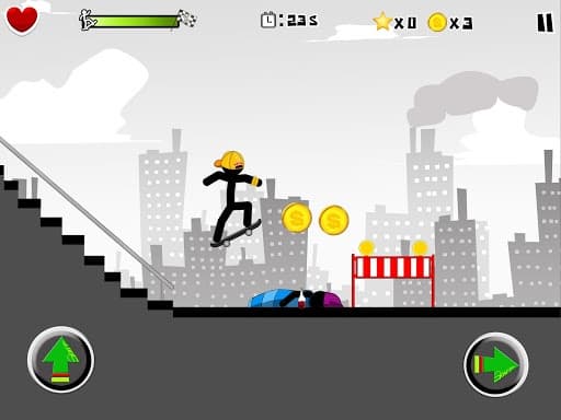 Stickman Skate: 360 Epic City screenshot 2