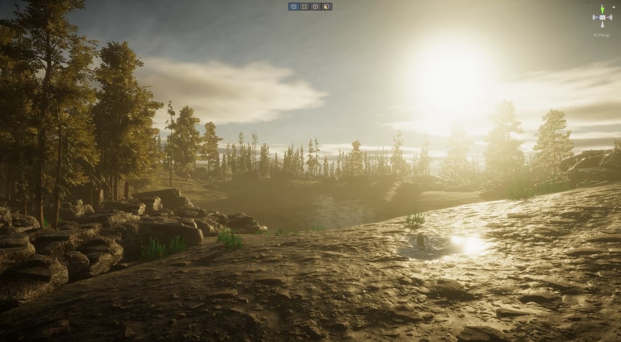 Drone simulation screenshot 2