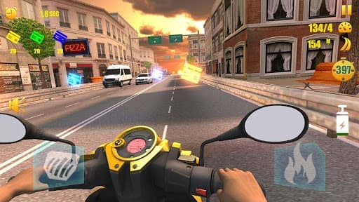 Racing Moto 3D screenshot 5