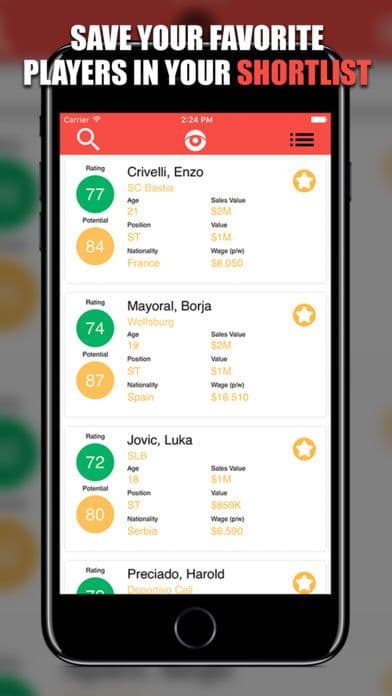iScout - FM 2017 Football Player Scout screenshot 5