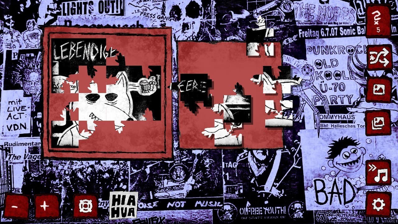 Nachkriegsratten Punk-Rock Puzzle screenshot 3
