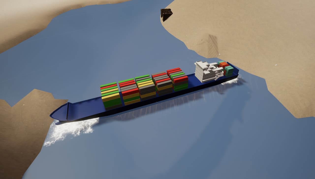 Totally Accurate Suez Canal Training Simulator screenshot 4