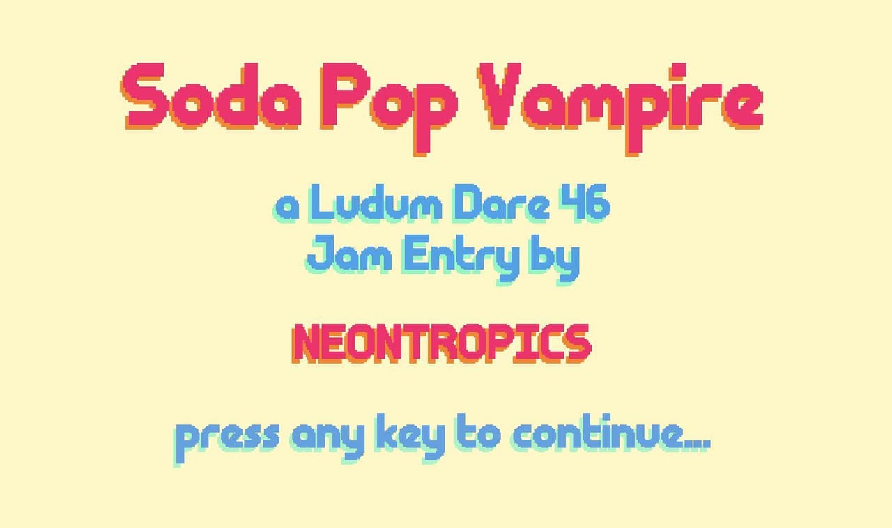 Soda Pop Vampire - WebGL screenshot 2