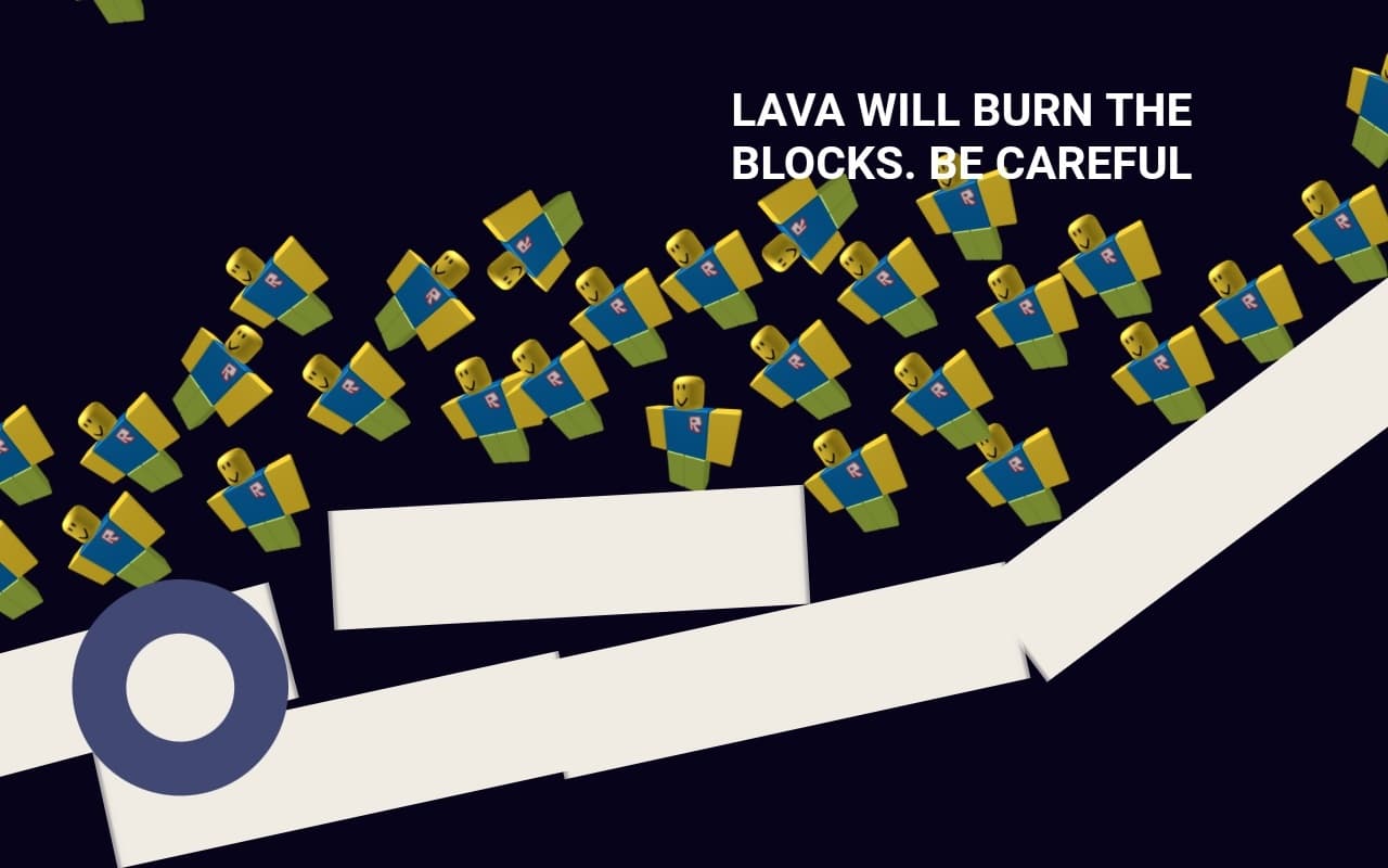 FLOOR IS LAVA BUT NOOB EDITION screenshot 3