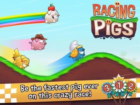 Racing Pigs - An Amazing Speedy Race screenshot 2