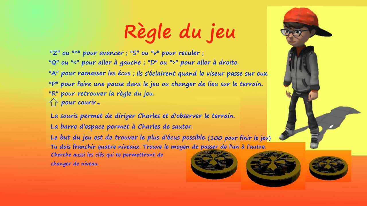 Charles et les pièces dor.