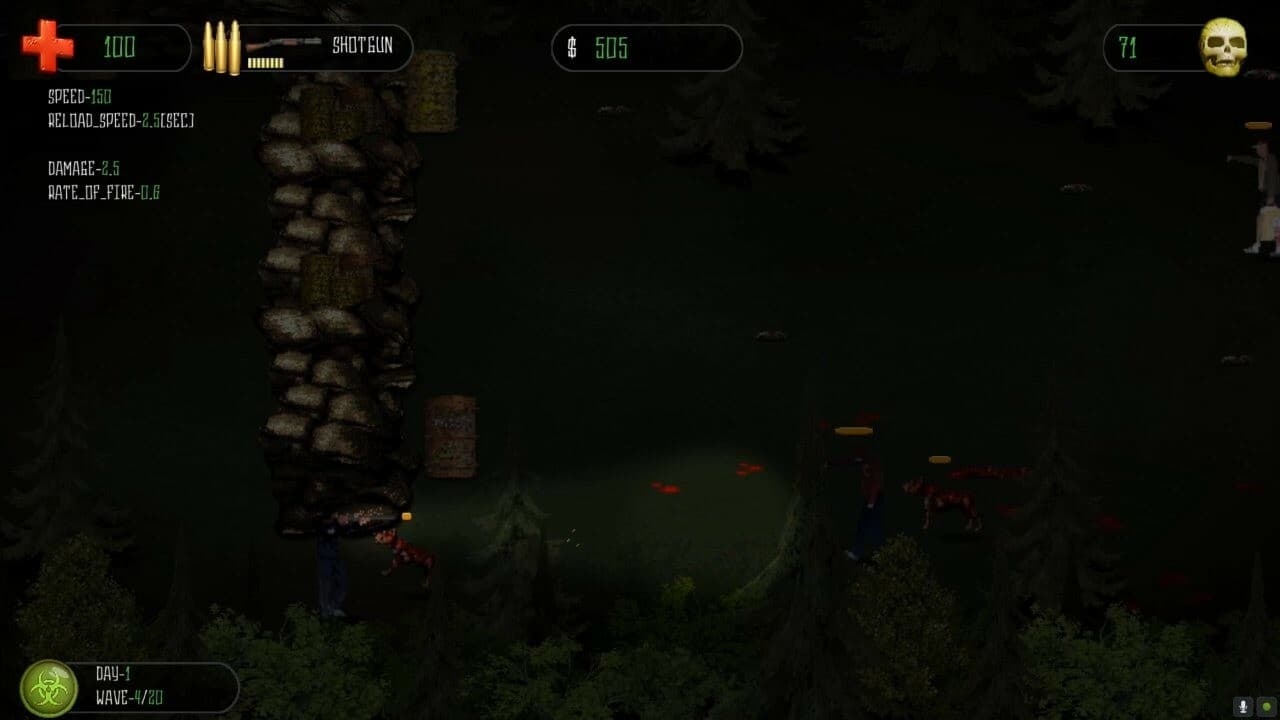 In the dark forest