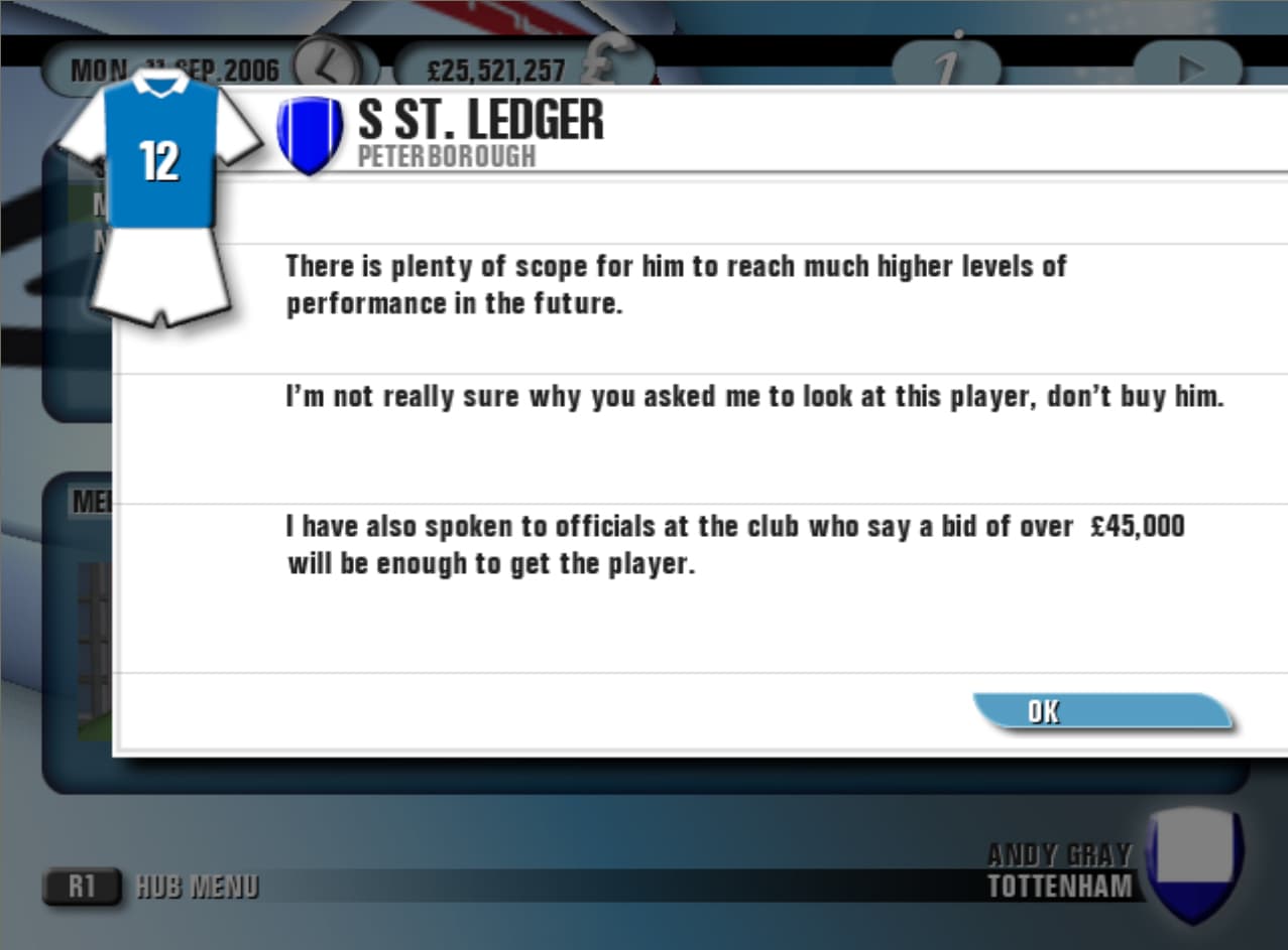 Premier Manager 2006-2007 screenshot 4