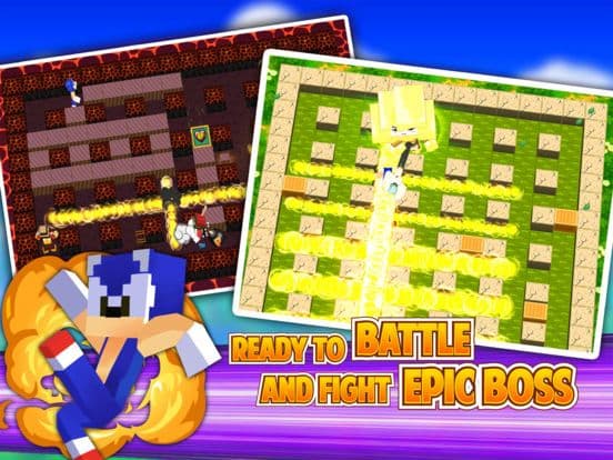 Blue Speed Skins Bomber 3D Games screenshot 3