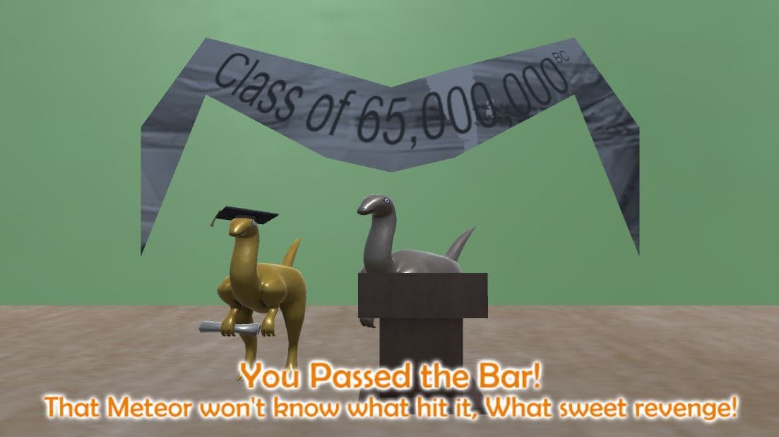 Dino Takes the Bar Exam screenshot 2