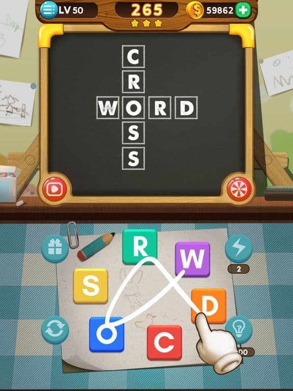 Word Crossy-search link puzzle screenshot 2