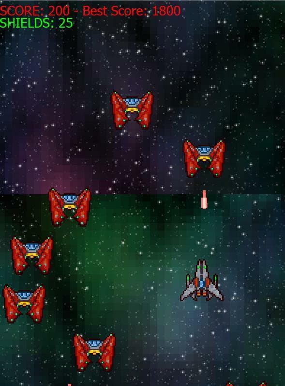 Scrolling Space Shooter (Class Project)