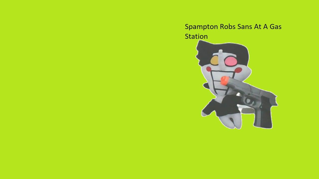 Spamton Robs Sans At A Gas Station