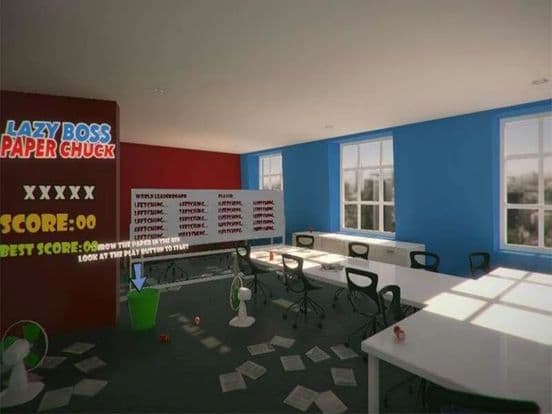 Lazy Boss Paper Chuck VR screenshot 4