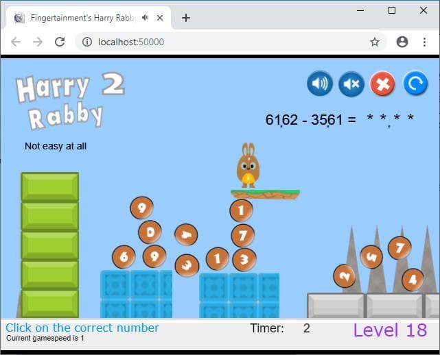 HarryRabby 2 Subtraction with 2 Decimal Places FREE screenshot 3
