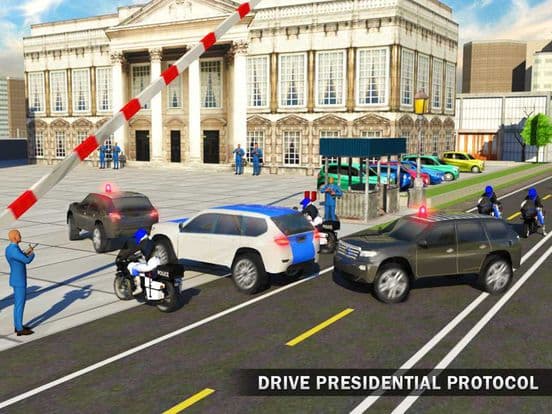 Mr. President Escort: Elevated Car Driving Sim PRO screenshot 5
