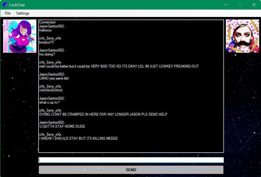 LockChat screenshot 2