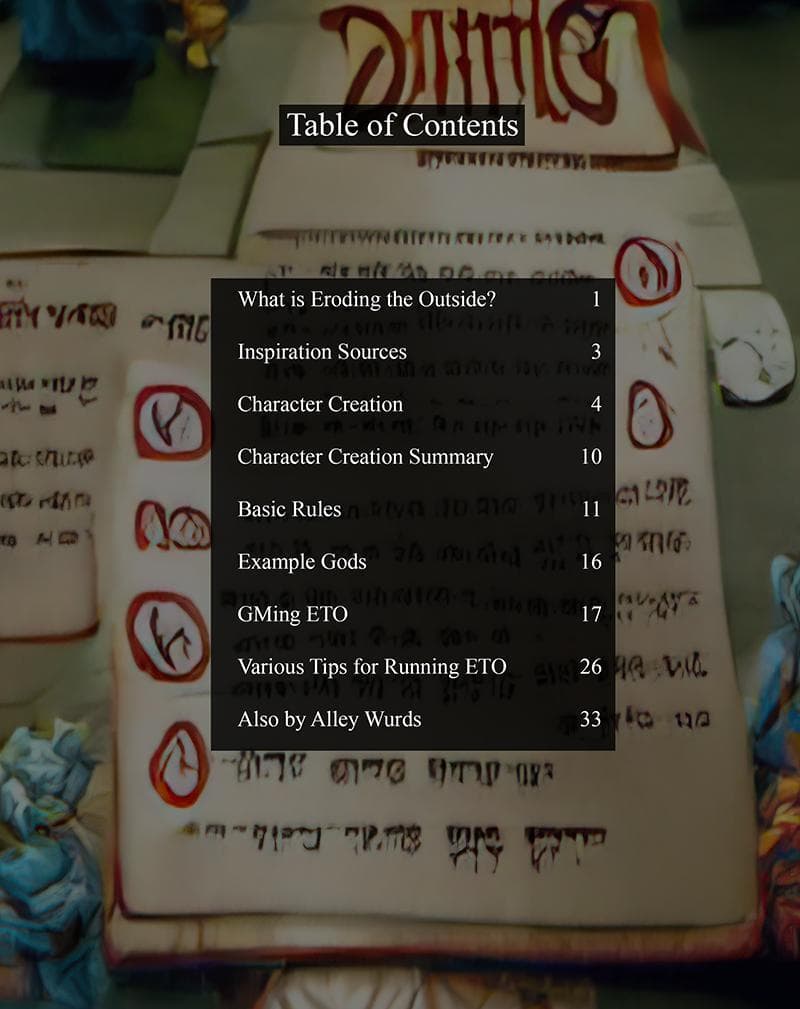 Eroding the Outside: a TTRPG of Gods screenshot 2