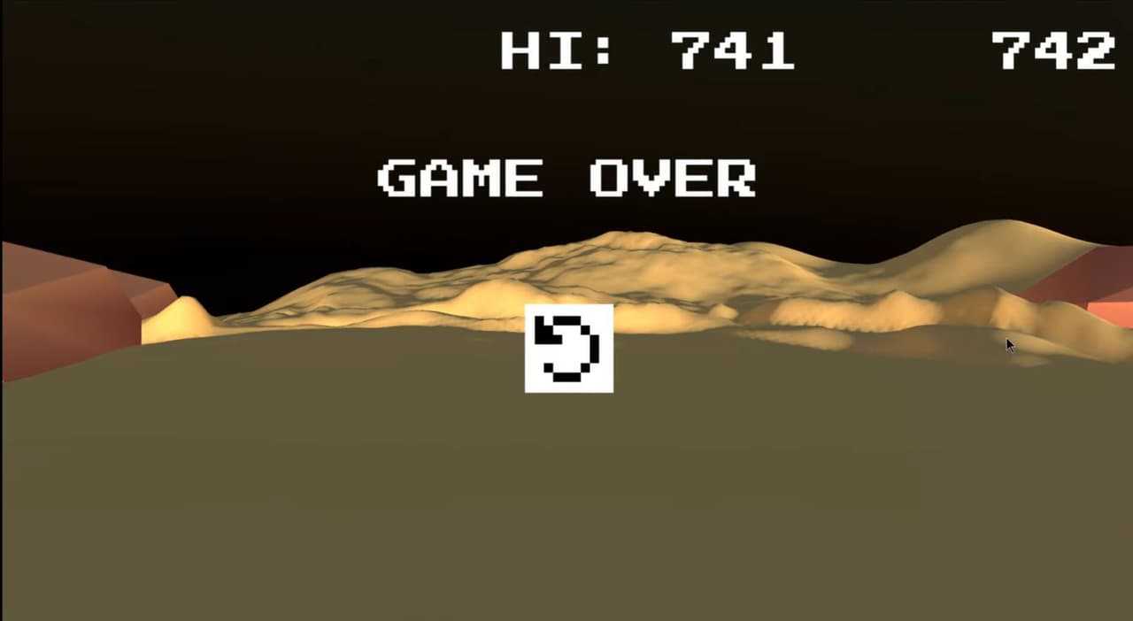 Dino Jump - Google Dino Game in First Person screenshot 2