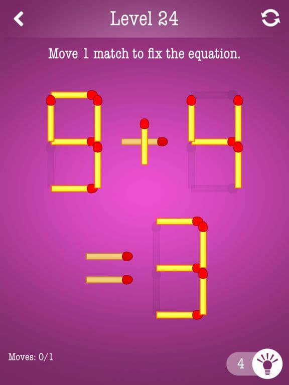 Matchsticks ~ Free Puzzle Game with Matches screenshot 4