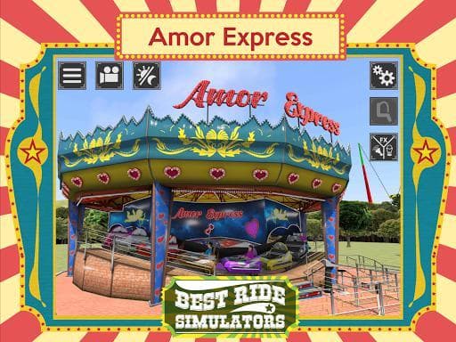 Love Express Simulator - Funfair Amusement Parks screenshot 6